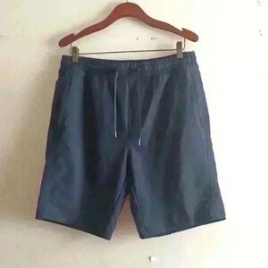 Right of way Navy Blue Casual Shorts